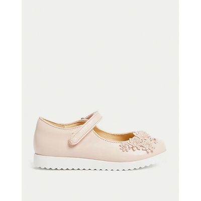 Baleríny na suchý zip T72-4381Y růžové