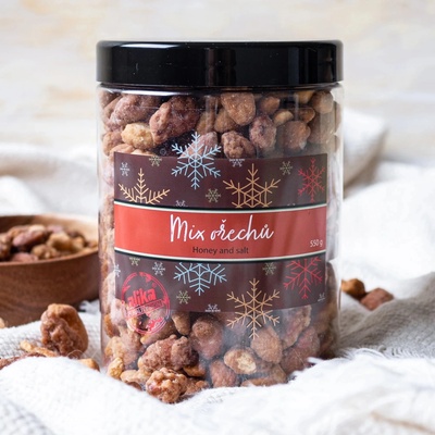 Oříškov.eu Mix v medu a soli 550 g