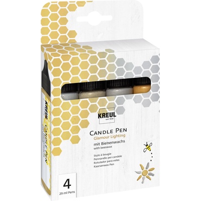 Kreul Candle Pen Glamour Lighting Set Пълнител за писалка 4 бр (49756)
