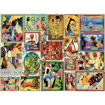 Grafika - Puzzle Macke: Famous Pictures - 2 000 piese