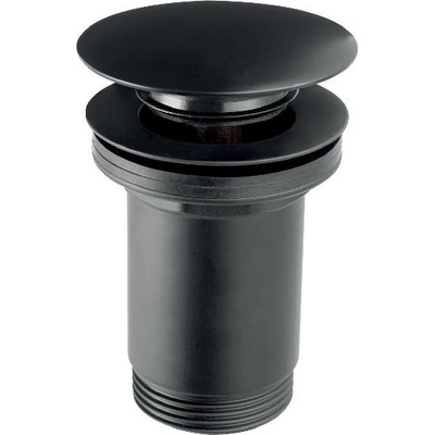 Novaservis Výpust umývadla, click-clack, čierna S285-BL-B
