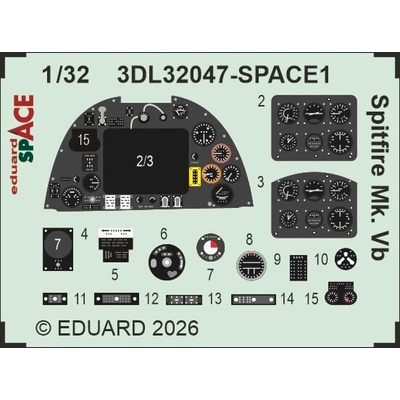 EDUARD Spitfire Mk.Vb SPACErecommended for KOTARE 1:32