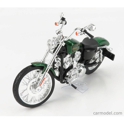 Maisto Harley Davidson Xl 1200v Seventy two 2013 Green Met 1:12