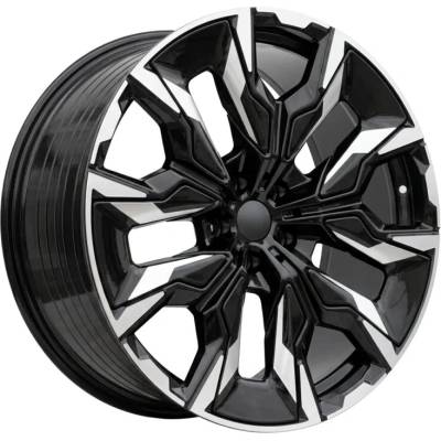 Alu kola Racing Line A5915, 20x10 5x112 ET46, černá + leštění (zátěžová)