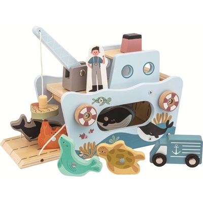 2Kids Toys Magnetická hračka Rybářská loď