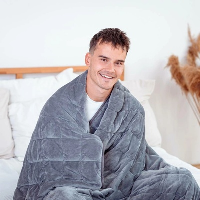 SleepLab Zátěžová deka Cool & Warm 5 kg 140x200