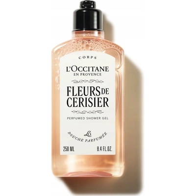 L’Occitane Fleurs de Cerisier sprchový gel s parfemací třešňový květ 250 ml