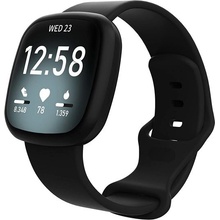 BStrap Silicone pro Fitbit Versa 3 black, velikost L STR00285