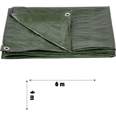 Tarpaulin plachta Light 04,0x06,0 m, 65 g/m, zakrývacia, zelená