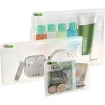 LEITZ Несесер Leitz Traveller Zipper XS/S/M wash bag 3 units - Clear (Transparent)
