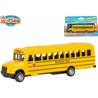 Mikro trading 2-Play Traffic Školní autobus americký 14 cm