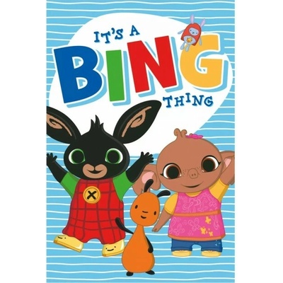 Javoli Detská fleecová deka zajačik Bing, Sula a Flop
