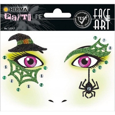 HERMA Face Art nálepky na tvár Čarodejnica""