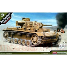 Academy Model Kit tank 13531 German Panzer III Ausf.J North Africa 1:35