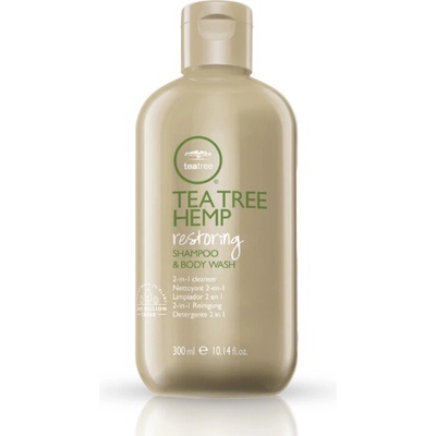 Paul Mitchell Шампоан и душ - гел с Коноп Tea Tree Hemp Restoring Shampoo & Body Wash 300мл