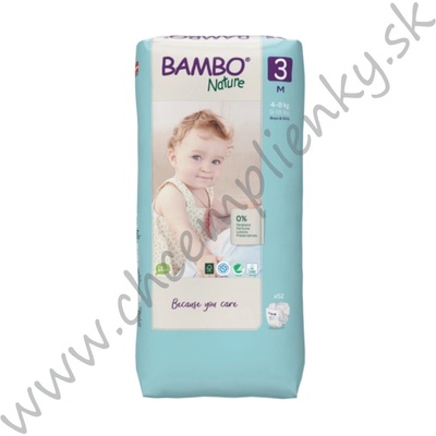 Bambo ABENA A.S.Nature 3 4-8 kg 52 ks