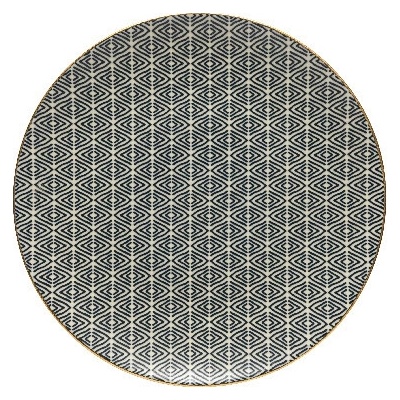 Costa Nova Talíř 27 cm AUGUSTA Diamond weave-gold