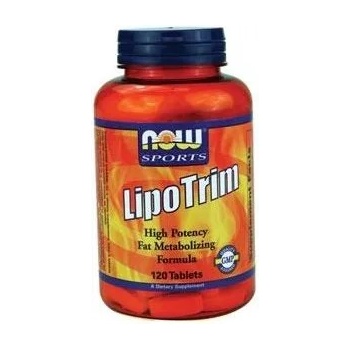 NOW НАУ ФУДС ЛИПОТРОПЕН ФЕТБЪРНЪР ТАБЛ. 120/ now lipotrim high potency with l-carnitine and chromium 120 tabs