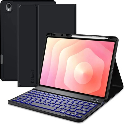 Kryt Tech-Protect SC Pen + Klávesnice pro Samsung Galaxy Tab S12+ Plus 12.4 X840 / X846B Black