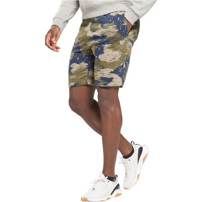 Reebok Identity Modern Camo Fleece Shorts Green - S