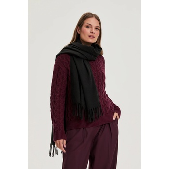 Moodo Шал с ресни черен Moodo Moodo | Cheren | ЖЕНИ | ЕДИН РАЗМЕР