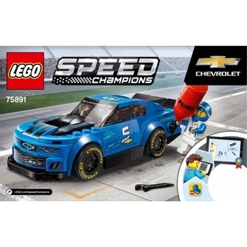 LEGO® Speed Champions 75891 Pretekárske auto Chevrolet Camaro ZL1