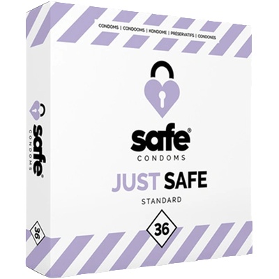 Safe - Condoms with Silicone-Based Lubricant Standard 36 pcs