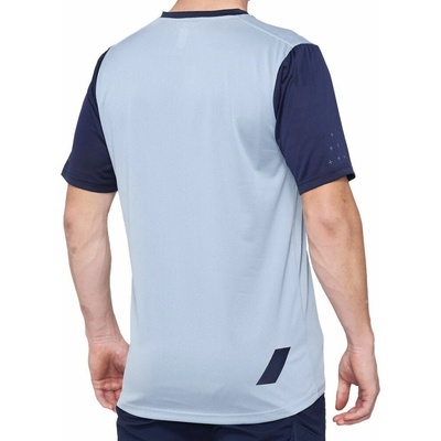 100% Ridecamp Short Sleeve light slate/navy