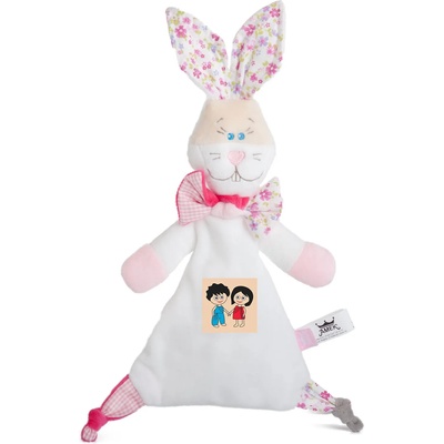 Амек Тойс Мека играчка за гушкане Амек Тойс - Зайче, зодия Близнаци, за момиче (090674-3)