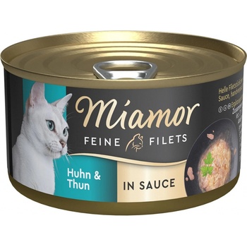 Miamor jemné filety v omáčce kuře s tuňákem 48 x 85 g