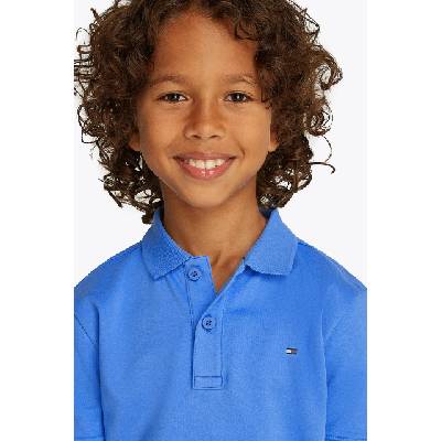 Tommy Hilfiger Детска памучна тениска с яка Tommy Hilfiger (KB0KB09333.128.176.PPYA)