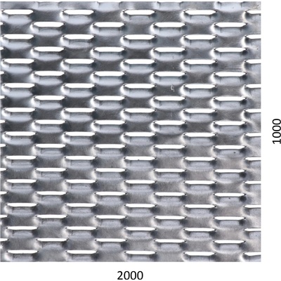 Ťahokov Fe, 2000 x 1000 x 1,5 mm, oko 47 x 18 mm