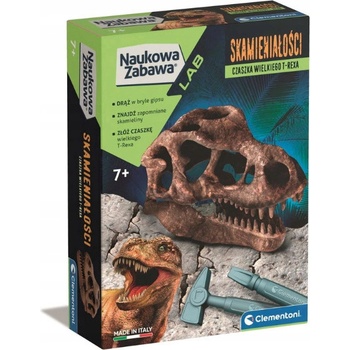 Clementoni Vedecká zábava Fosília T Rex lebka