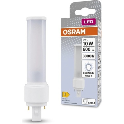 OSRAM DULUX LED D10 EM 5W/840 G24d-1 studená 2PIN