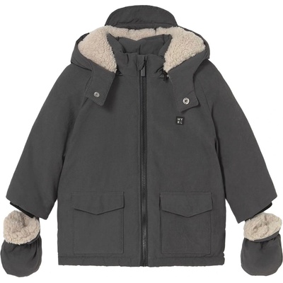 Mayoral Парка с ръкавици Mayoral - С качулка, сива, 12 м (15-02421-044-12M)