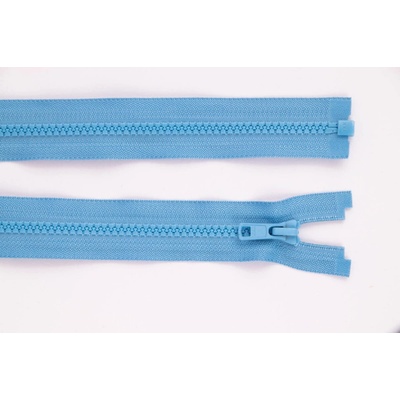de-park Zip YKK - 55 cm - dělitelný - modrá - 551