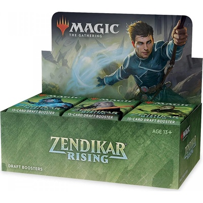 Wizards of the Coast Magic the Gathering Zendikar Rising Draft Booster Box