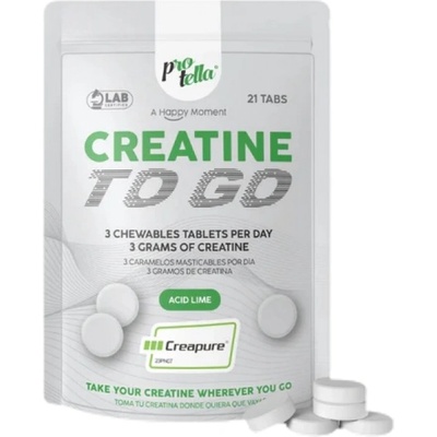 Protella Creatine TO GO | Creapure® Chewable Tablets [21 Дъвчащи таблетки]