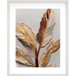 Styler Печатна картина с включена рамка 40x50 cm Golden Strelitzia - Styler (OB-22879)