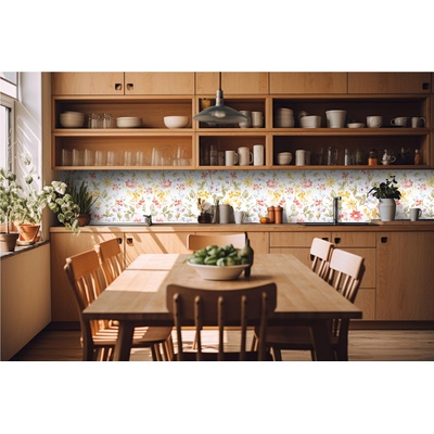 DIMEX ART Фототапет за кухня - винтидж провансалски тапет 420 x 60 см