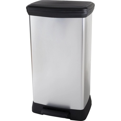 Curver Deco Bin Duo 23 l + 23 l strieborný