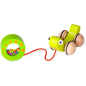 Classic World Дървена играчка Охлювче за дърпане (3311)