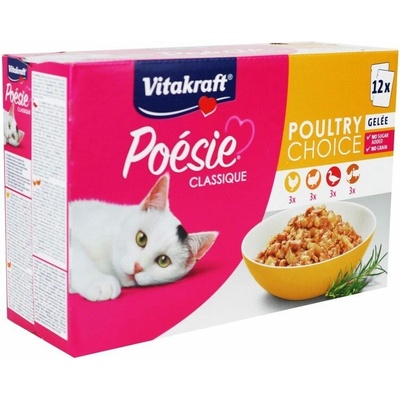 Vitakraft Cat Poézia Classique Gellée hydinová 12 x 85 g