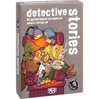 Simetro Books Картова игра Black Stories Junior: Detective stories - Детска