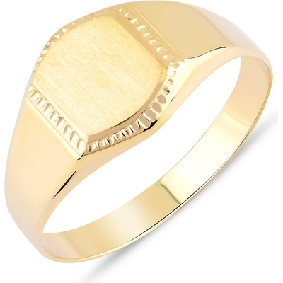 Lillian Vassago Celozlatý pánský prsten LLV06 GR203