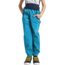 Unuo Dětské softshellové kalhoty bez zateplení Basic Tm. šedá