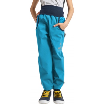 Unuo Dětské softshellové kalhoty bez zateplení Basic Tm. šedá