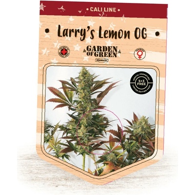 Garden Of Green Seedbank Larrys Lemon OG semienka neobsahujú THC 10 ks
