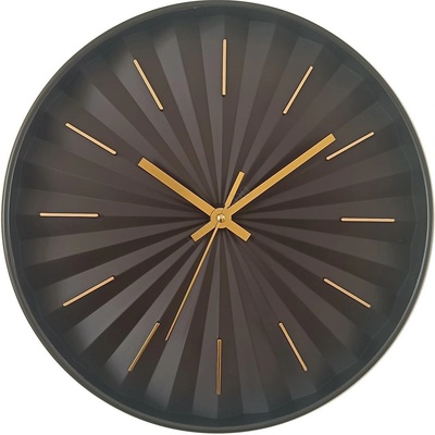 Globo B992533 - Стилен стенен часовник Ø 30, 5 см, 1xAA, черен (GL8830)