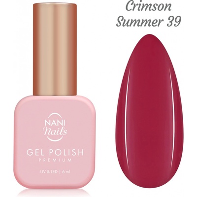 NANI gel lak Premium 6 ml - Crimson Summer